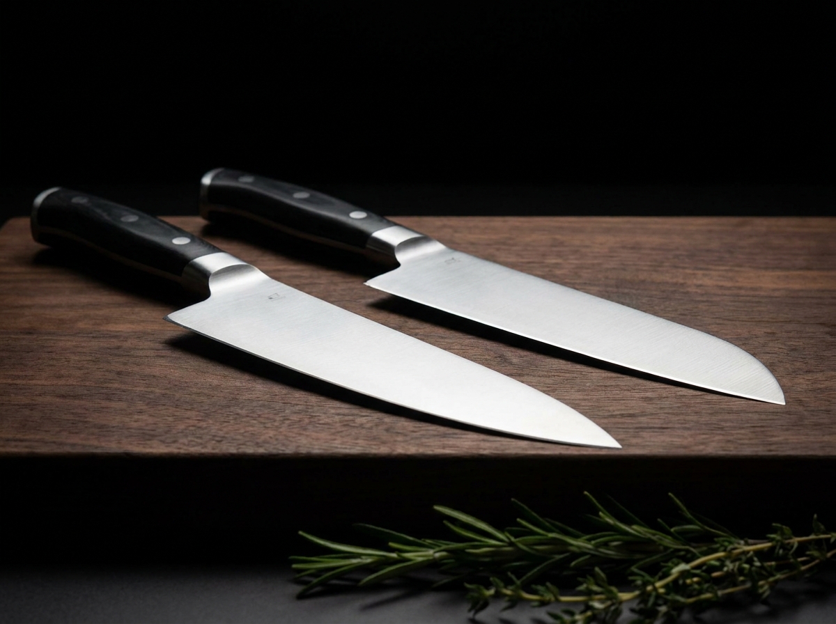 Şef Bıçağı vs Santoku Bıçağı Farkları