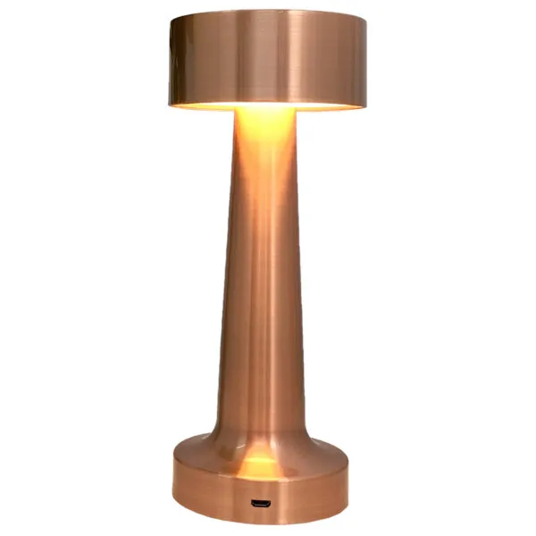 LEDLİ MASA LAMBASI 9*H21 CM BAKIR