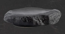 CRUDE GLAM 24CM OVAL TABAK