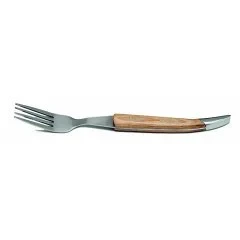 STEAK ÇATAL LUX MODEL (CEVİZ AĞACI SAPLI )