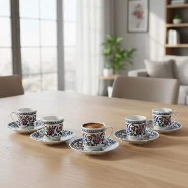 GOZDE 12 LI  KAHVE FINCANI TBLI TOPKAPI 932