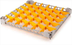 BARDAK BASKETI APARATI 36 BOLMELI 500x500x40 MM