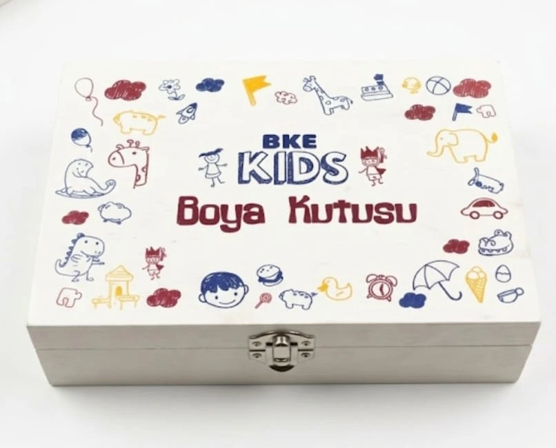 ÇOCUK BOYAMA AHŞAP KUTU 