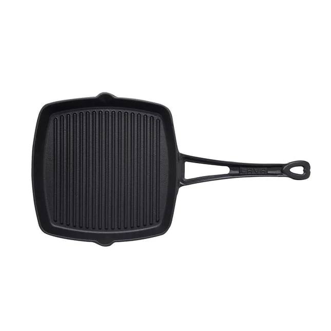 METAL SAPLI IZGARA TAVA 26X26 KALP FİGÜRLÜ