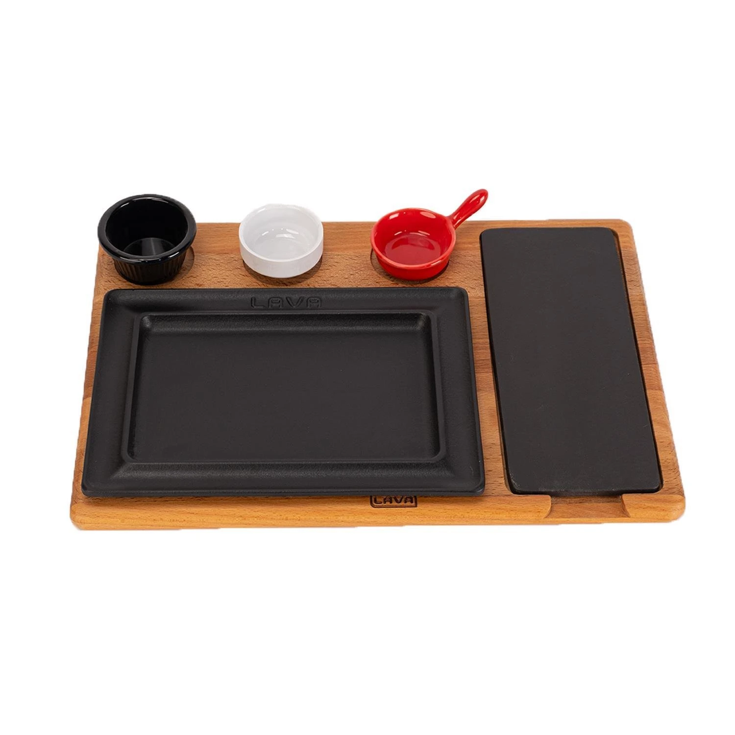 SERVICE DISH, REGTANGULAR, 19X26CM. COLOR:BLACK