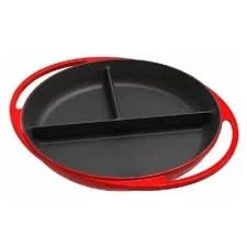 ÜÇ BÖLMELİ SAHAN 24 CM KIRMIZI