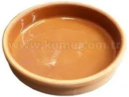 OVAL SİYAH TAM SIRLI 25 CM GÜVEÇ
