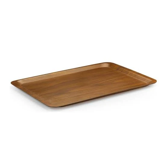 KRAFT TEPSİ (43X61 CM) KAYMAZ CEVİZ MAT