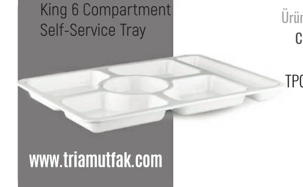 POLİKARBON SELF SERVİS TABLDOT  30X42CM