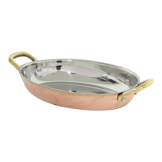 GURMEAID OVAL YUMURTA SAHANI BAKIR 20 CM