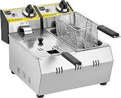 ÇİFTLİ KAPAKLI ELEKTRİKLİ 8+8 LT FRİTÖZ