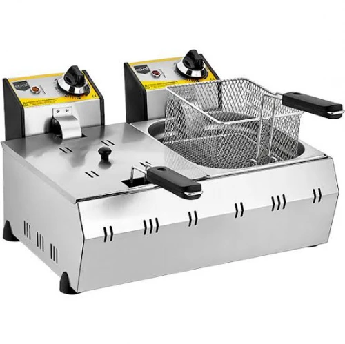 ÇİFTLİ KAPAKLI ELEKTRİKLİ 5+5 LT FRİTÖZ