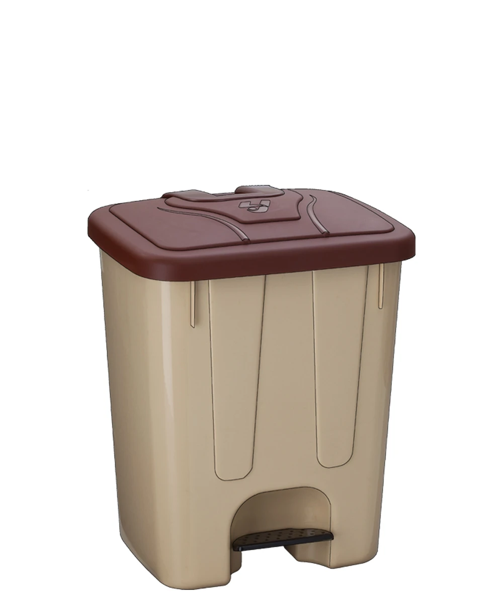 KÖŞELİ PEDALLI ÇÖP 40 LT.