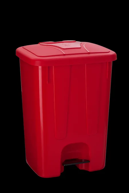 KÖŞELİ PEDALLI ÇÖP 65 LT.