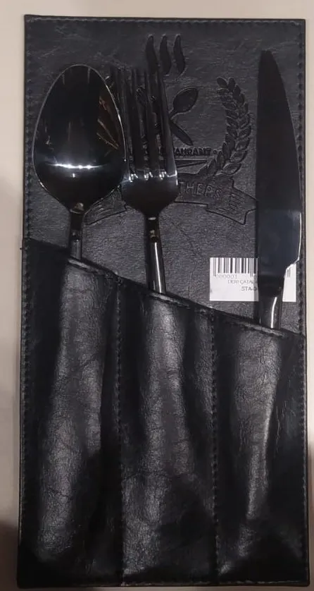 DERİ ÇATAL KAŞIK 13X26