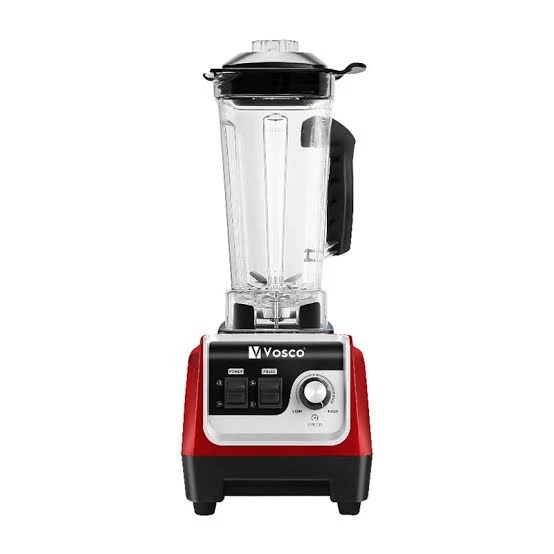 VOSCO BAR BLENDER MANUEL 2 LT BUZ KIRICILI 2000W KIRMIZI