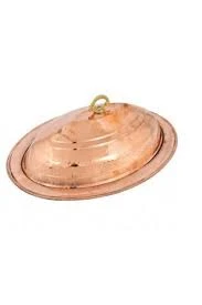 BAKIR İSKENDER TABAK VE KAPAĞI 35 CM 