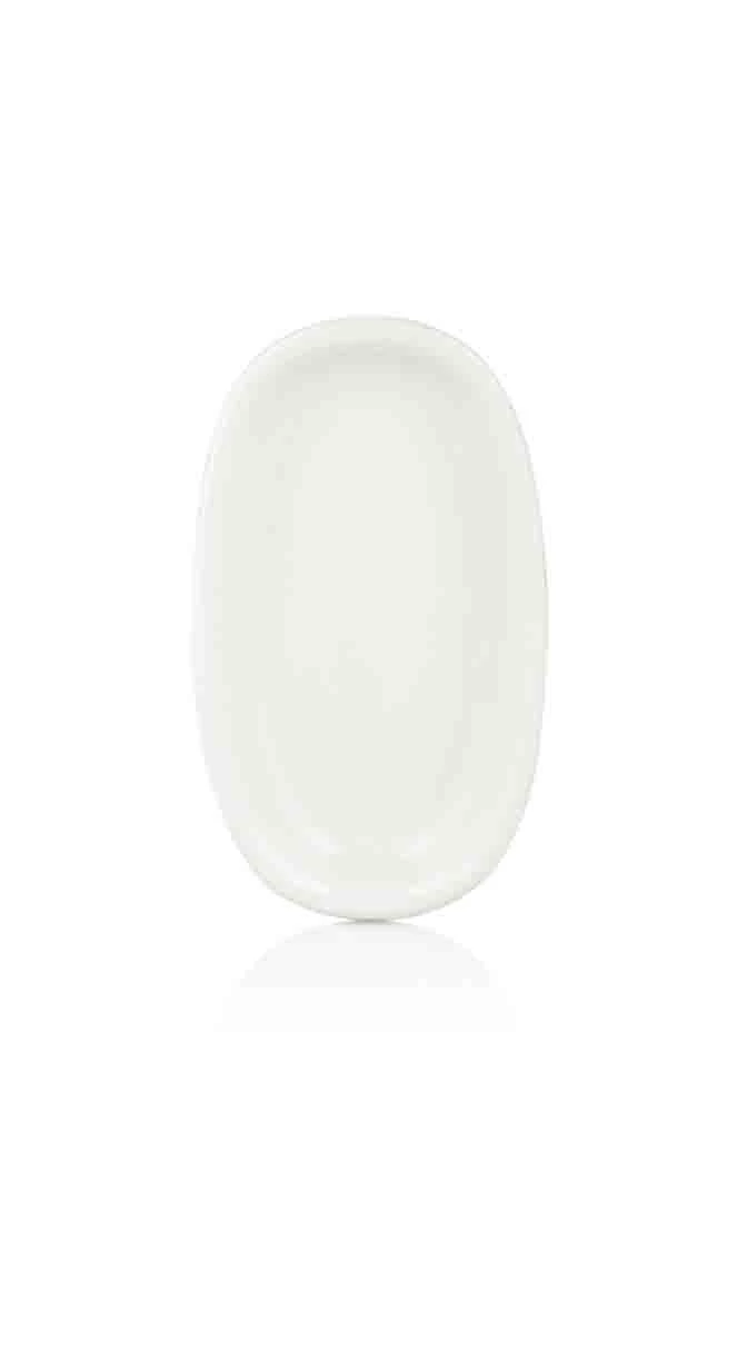 BEYAZ ZEST 15 CM OVAL TABAK 15 CM