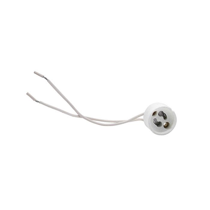 094-004-0002 GU10 15CM PORCELAIN LAMP HOLDER