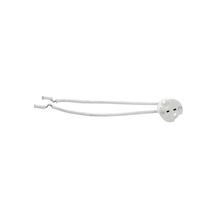 094-004-0001 GU4 10CM PORCELAIN LAMP HOLDER