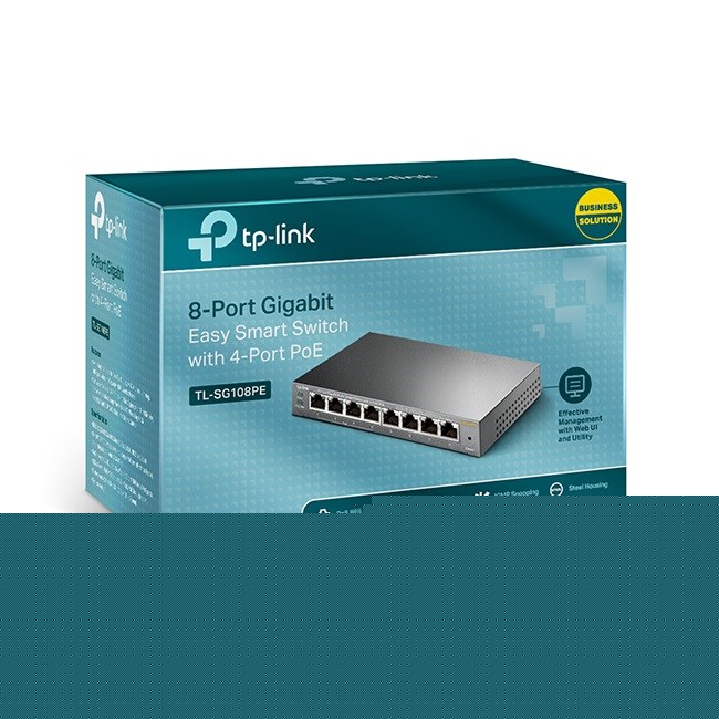 Tp-Link TL-SG108PE 8Port Gigabit 4 Port PoE Switch