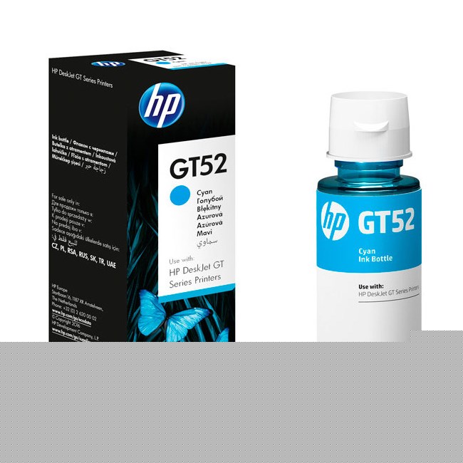HP M0H54AE Mavi Renkli Mürekkep Kartuş (GT52)
