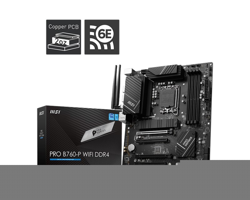 MSI Pro B760-P Wifi D4 1700P Hdmi Dp