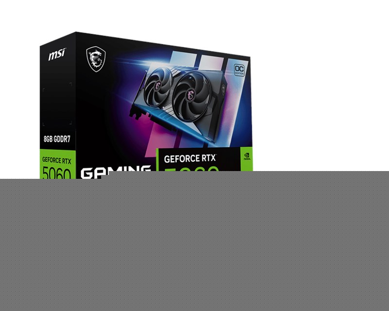 MSI GeForce RTX 5060 8G Gaming OC GD7 128Bit