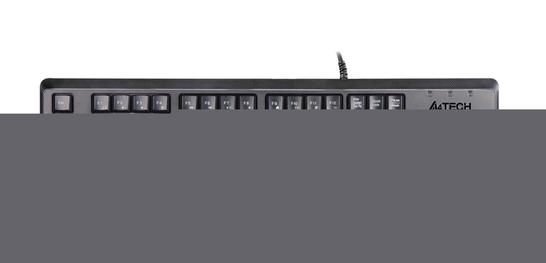 A4-Tech KR-92 Q Klavye Siyah USB - Multimedya 