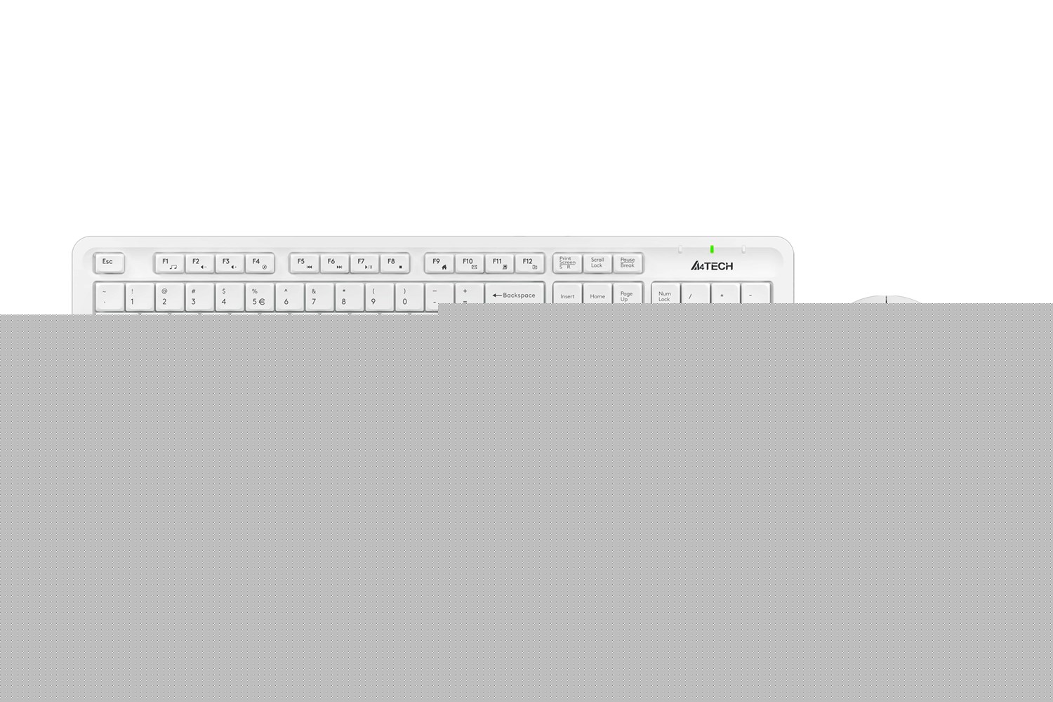 A4-Tech Kablosuz Set Beyaz (FG1010-B)