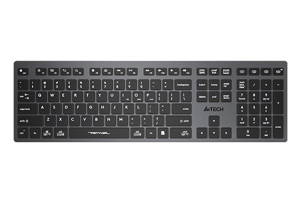 A4-Tech Şarjlı Bluetooth Klavye Gri (FBX50C)