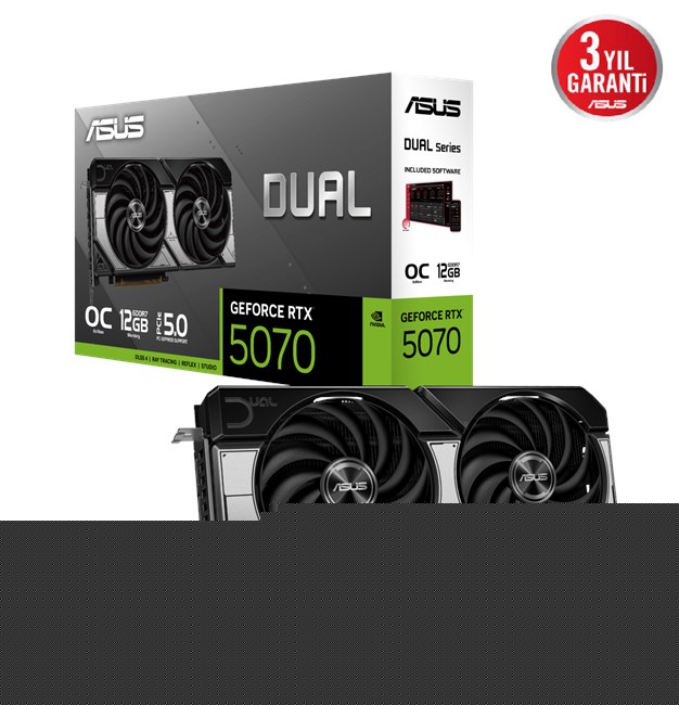 Asus GeForce RTX 5070 12G Dual OC GD7 192Bit
