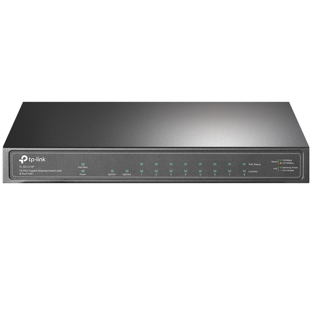 Tp-Link TL-SG1210P 8Port PoE Gigabit Switch