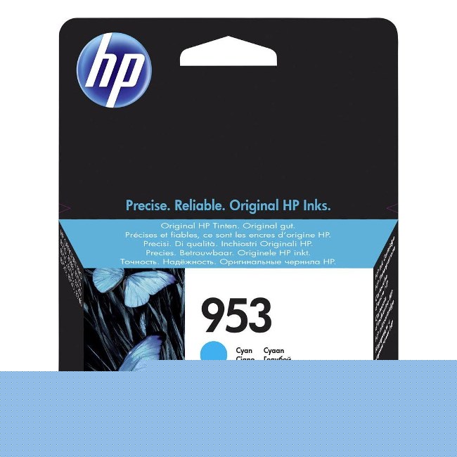 HP F6U12AE Mavi Renkli Mürekkep Kartuş (953)