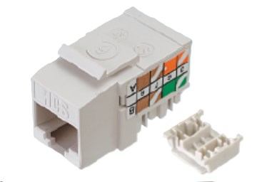 HCS UTP Cat6 Keystone Jack (J6E-00873)
