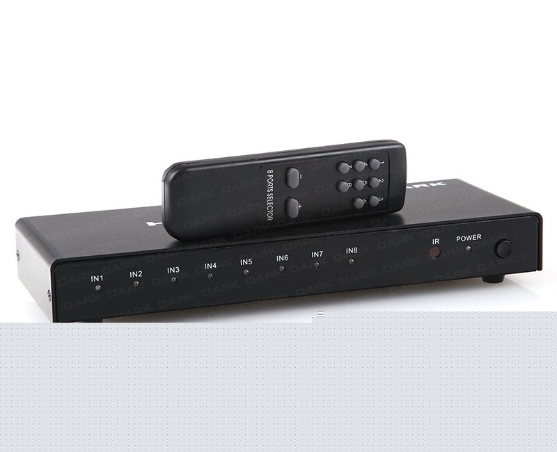 Dark (DK-HD-SW8X1) 8/1 Kumandalı FHD HDMI Switch