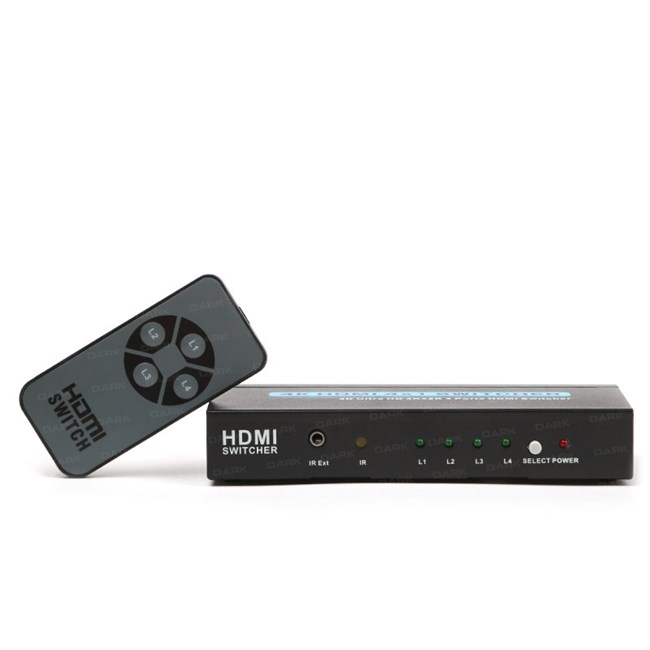 Dark (DK-HD-SW4X1K) 5/1 Kumandalı 4K HDMI Switch