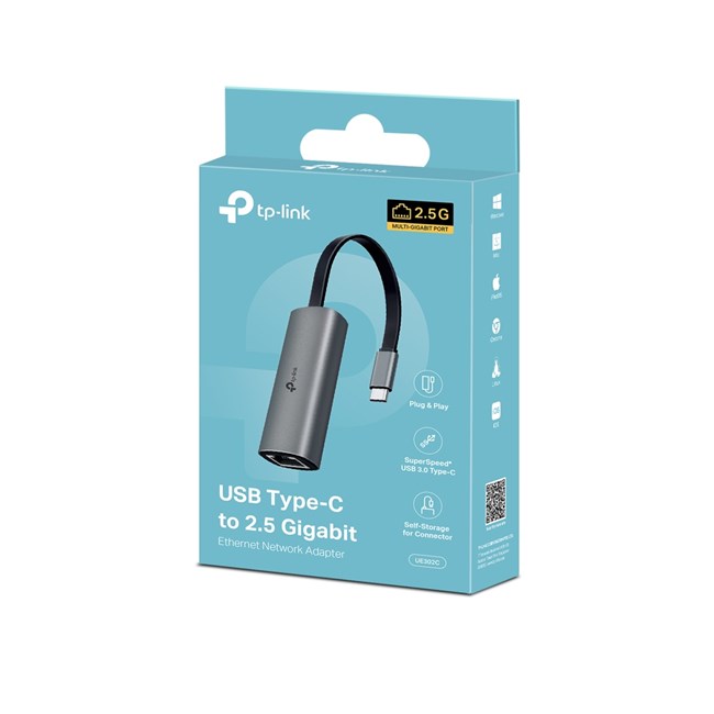 Tp-Link UE302C Type-C to RJ-45 Gigabit Adaptör