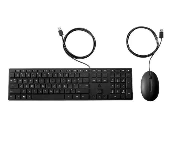 HP 320MK Kablolu Set Siyah (9SR36UT)