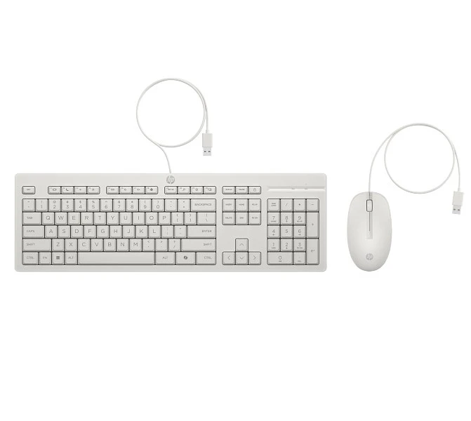HP 225 Kablolu Set Beyaz (AW5S6AA)
