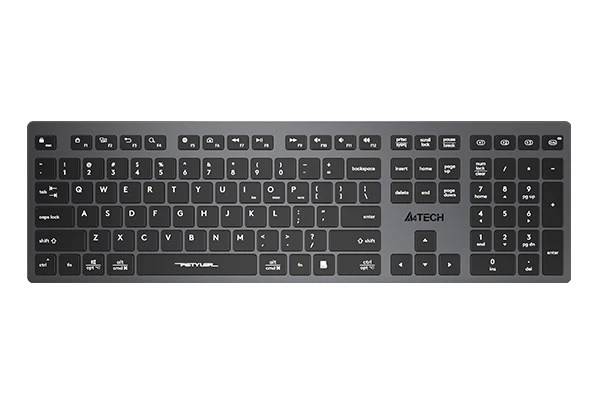 A4-Tech Şarjlı Bluetooth Klavye Gri (FBX50C)