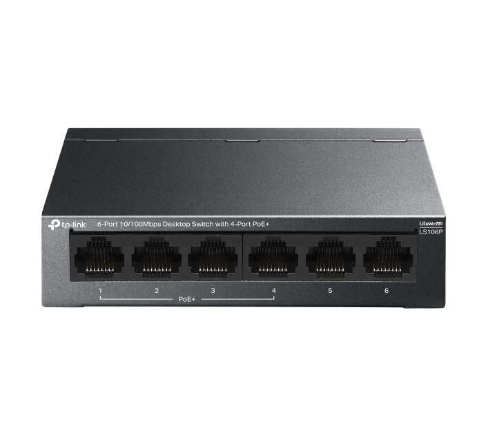Tp-Link LS106P 6 Port 10/100 4 Port PoE Switch