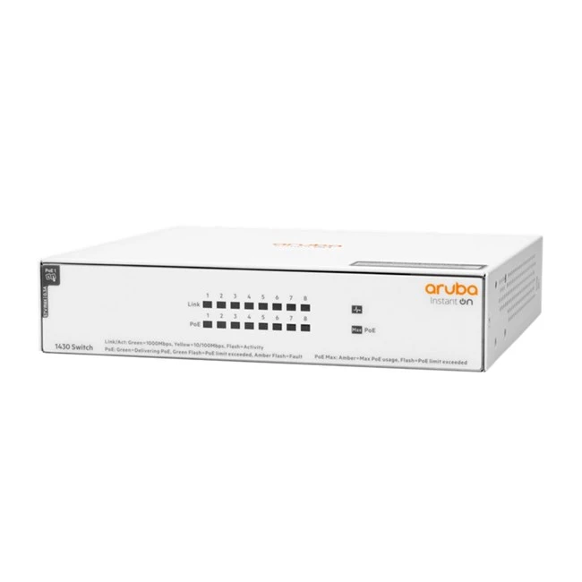 HPE Aruba Instant On 1430-8Port PoE (64W) (R8R46A)