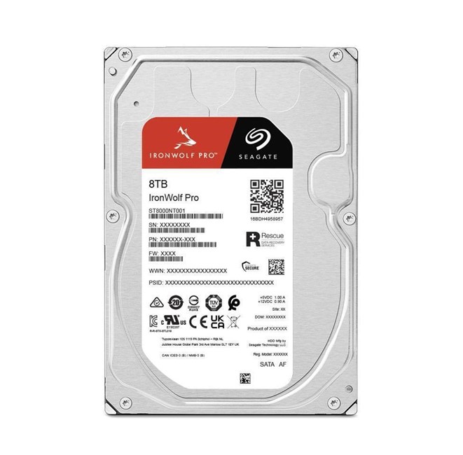 Seagate IronWolf Pro 8TB 7200Rpm 256MB ST8000NT001