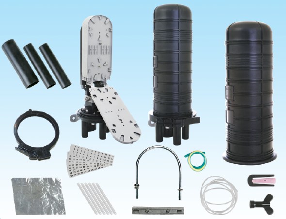 HCS Fiber Optik Yer Altı Ek Kutusu 12 Kasetli 