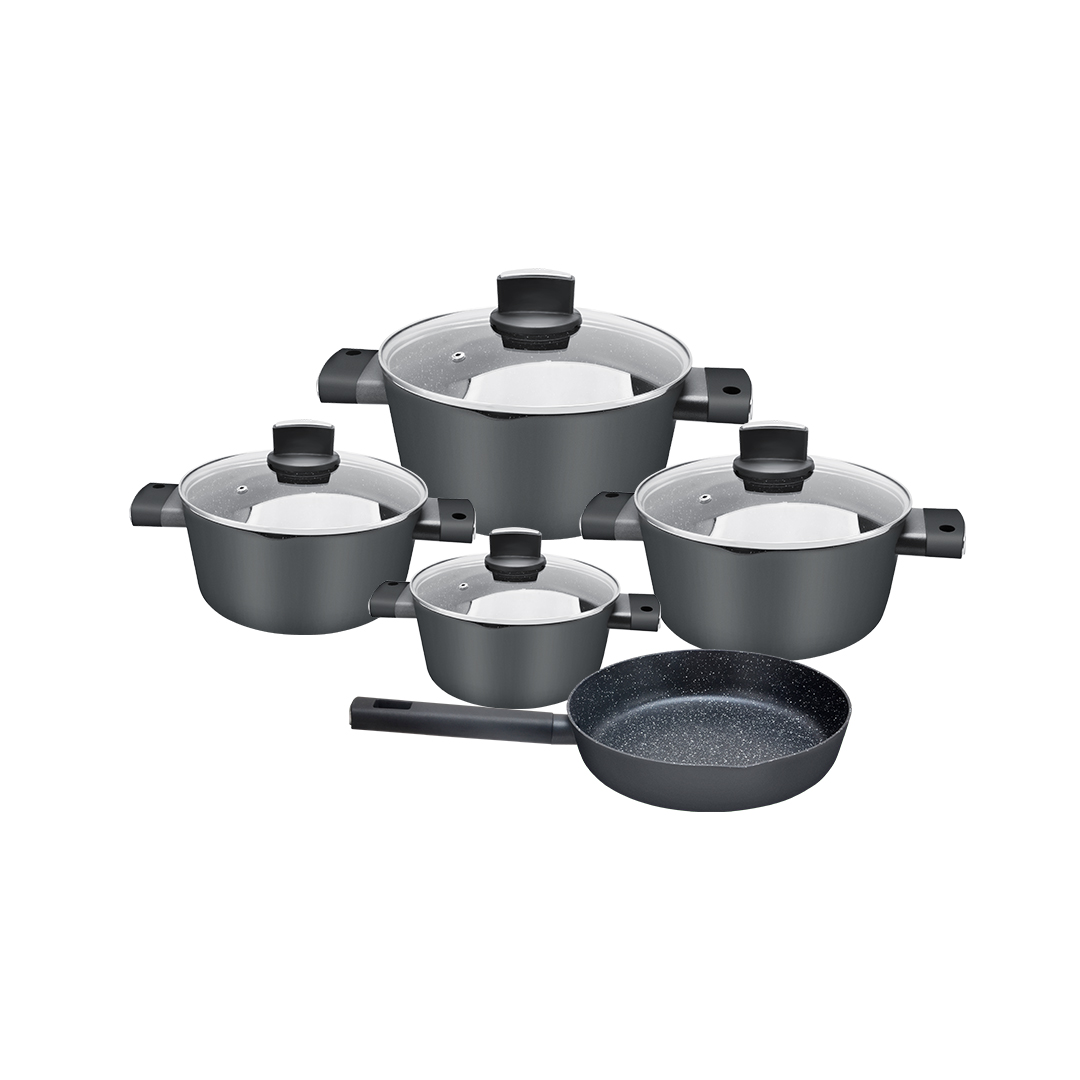 ZLN0942 9 Parçalı Tencere Seti (Spotty Chef) (Extra Kutu)