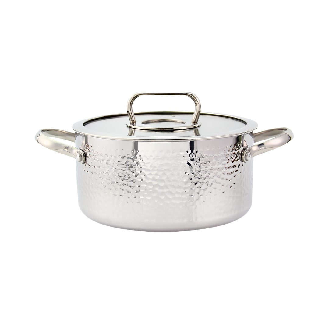 ZLN1320 24cm Paslanmaz Çelik Tencere (Shinny Copper Chef)