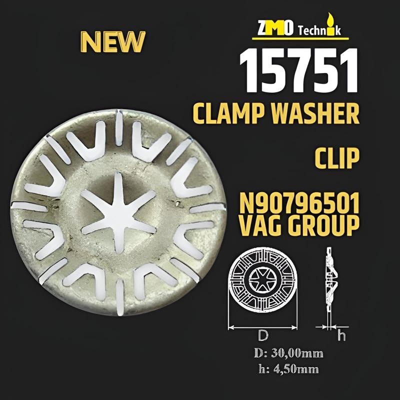 Kelepçe Rondelası N90796501 Audi VW