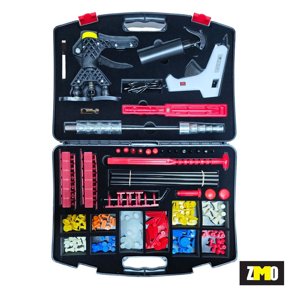 PDR MasterLine V2 Premium Boyasız Göçük Düzeltme Seti Çantalı 145 Parça (Kırkayak Setli)